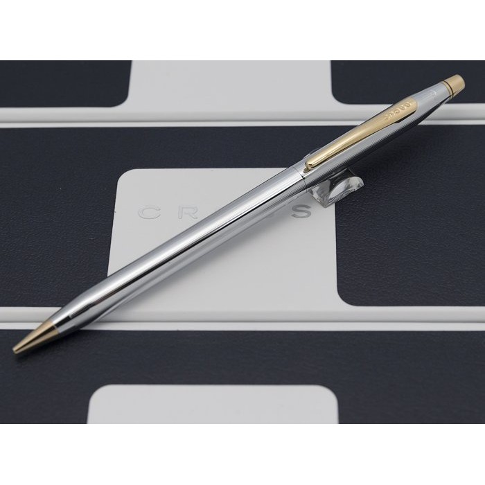 Penworld Cross高仕世紀系列3302金鉻原子筆 蝦皮購物