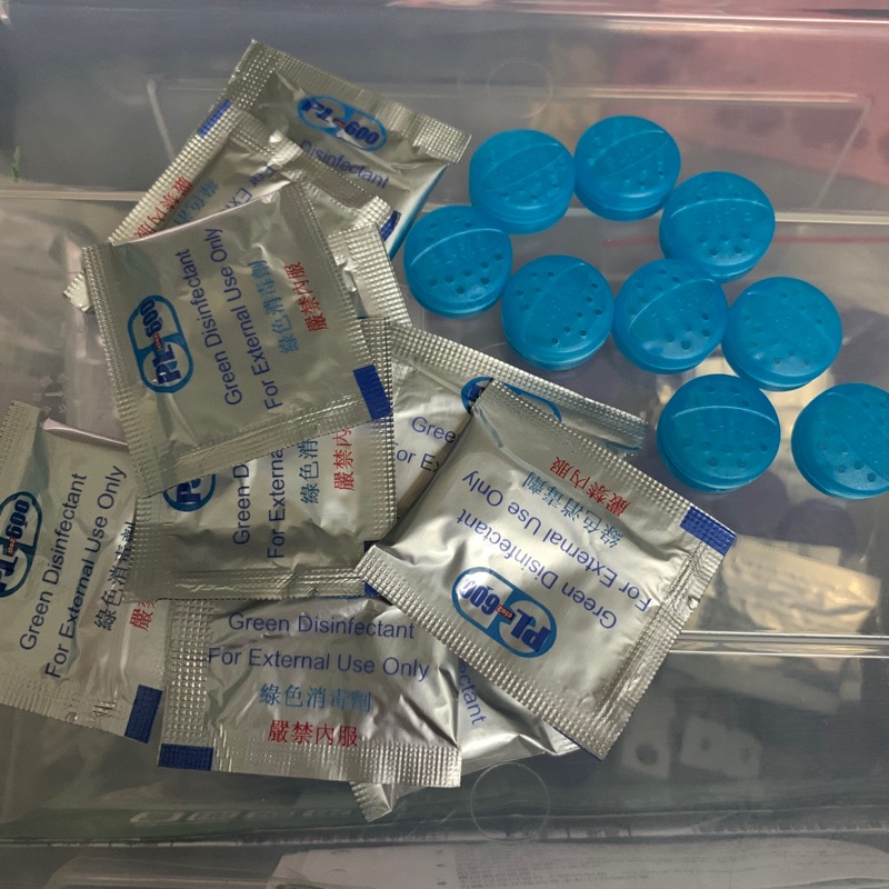普力600慢速錠 二氧化氯 裸包10顆一包 附10個小藍盒