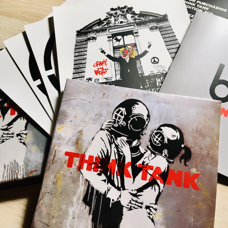 バンクシー BANKSY 手押しスタンプ／Blur Think Tank CD 送料無料でお