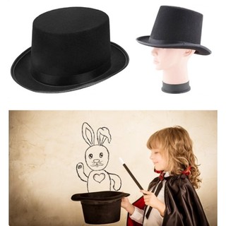 【銅板屋】*現貨*魔術帽 高帽子 禮帽 爵士帽 萬聖節 魔術 紳士帽 搞笑 表演 道具 卓別林 默劇 小丑 舞會 帽子