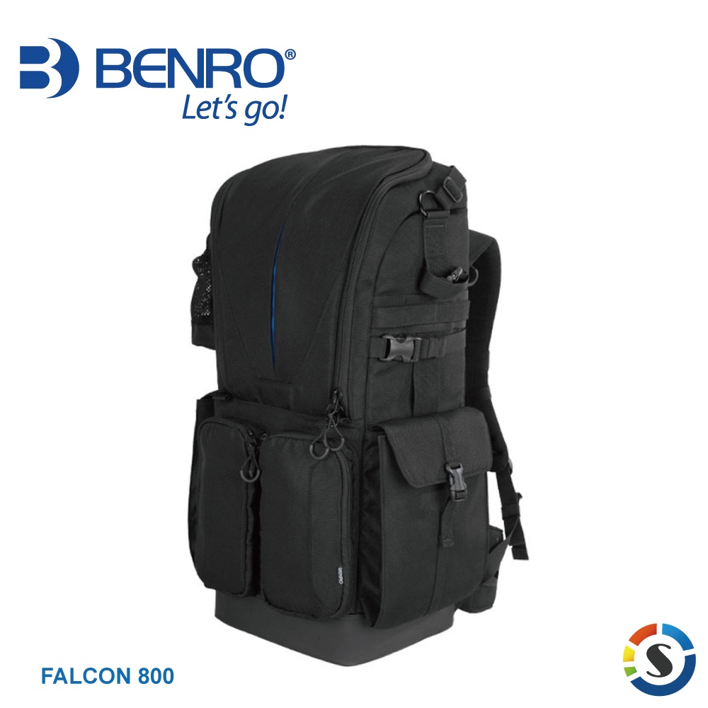 BENRO雙肩攝影背包 FALCON 800 獵鷹系列-黑色