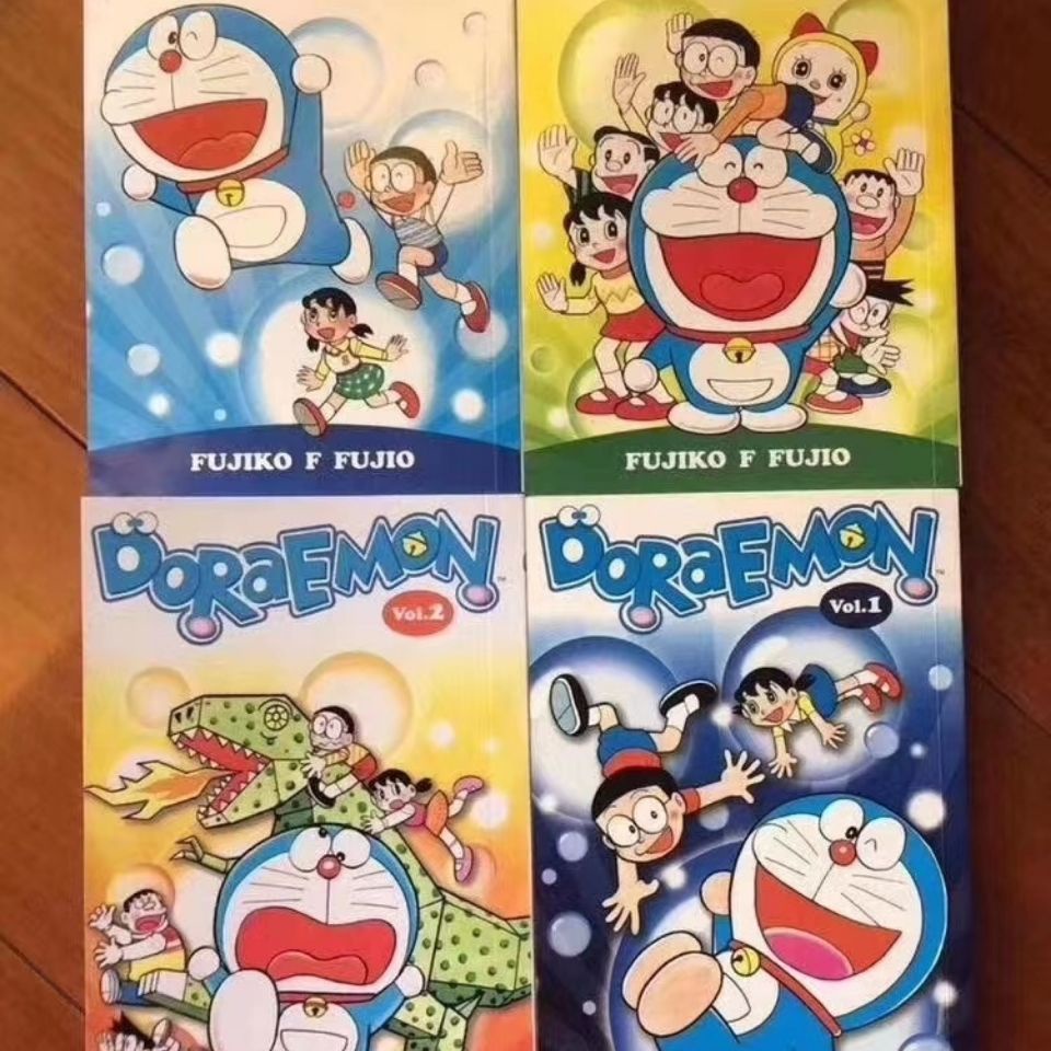 哆啦A夢 英文版 漫畫書 4冊 6冊 叮當貓英文版漫畫 機器貓英文漫畫 Doraemon