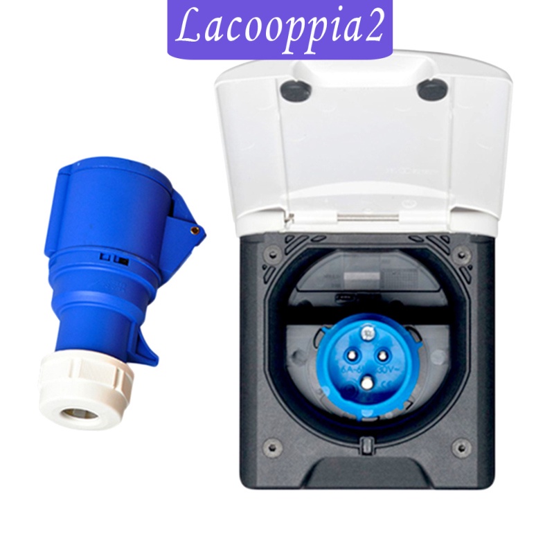 Lacooppia2 露營車房車外部掛鉤電源插頭插座2v 240v 16a防水 蝦皮購物