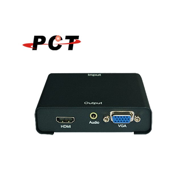 【PCT】1進2出 HDMI轉VGA&amp;HDMI分配器(HVC111)