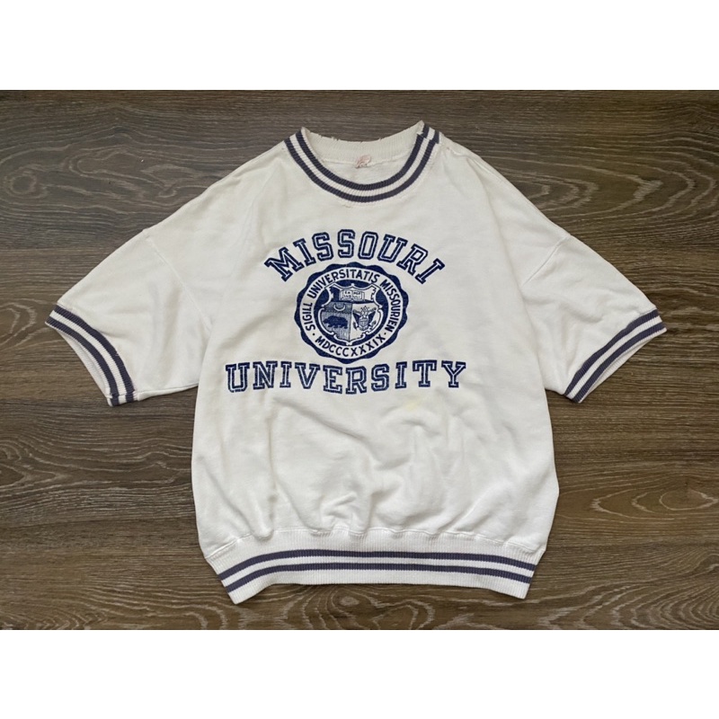 60s Vintage Champion sweatshirt running man tag 大學踢 衛衣