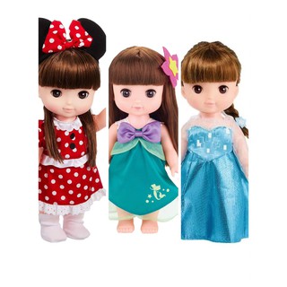 玩具 米妮 艾莎 冰雪奇緣 小美人魚 迪士尼 公主 小美樂 娃娃 芮咪 & 紗奈 眨眼娃娃 咪露 女孩禮物 過家家酒玩具