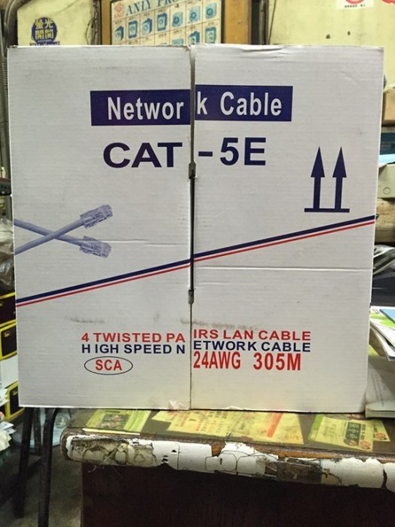 《謝謝商行》自取  Cat-5e  網路線 305米 100米 銅包鋁 台製品