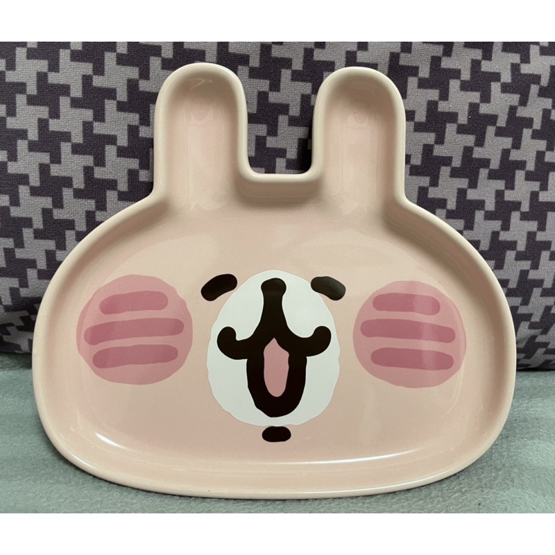 卡娜赫拉粉紅兔兔陶瓷盤