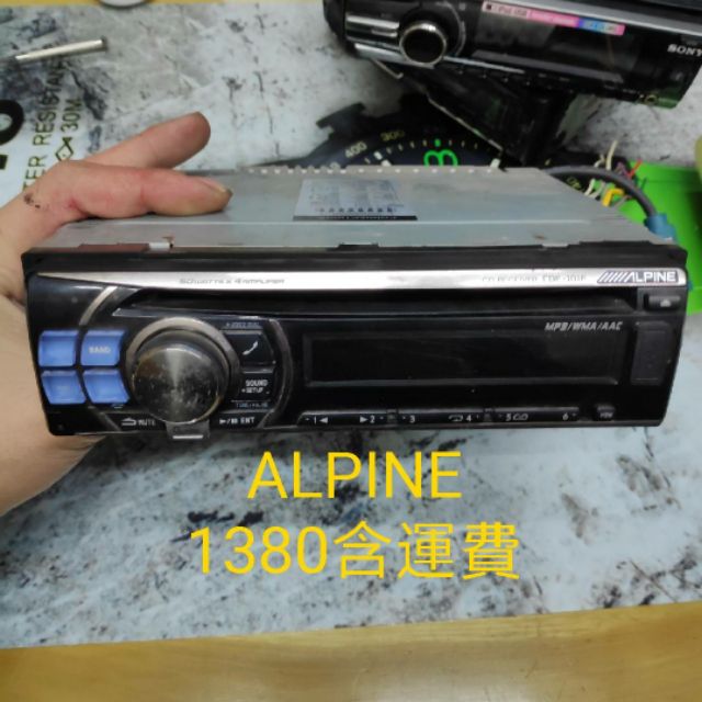 ALPINE 汽車音響主機 USB cd