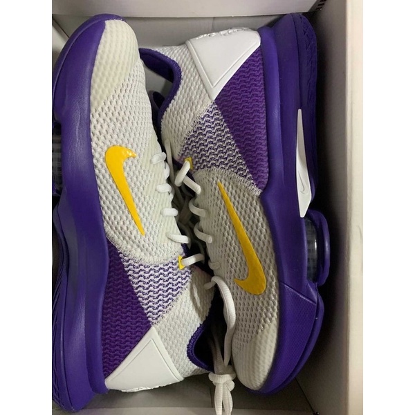 Nike LeBron Witness IV 4 籃球鞋US 11湖人配色 白紫配色 LeBron訓練鞋