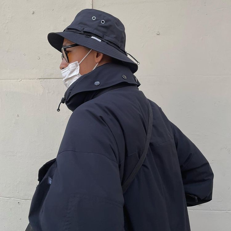 DAIWA PIER39 Tech Jungle Blackハット Tech Jungle Hat Micro Rip-stop (BC-37221S) | DAIWA PIER39