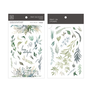MU【Print-On Stickers轉印貼紙】No.74 | Rub-On Sticker
