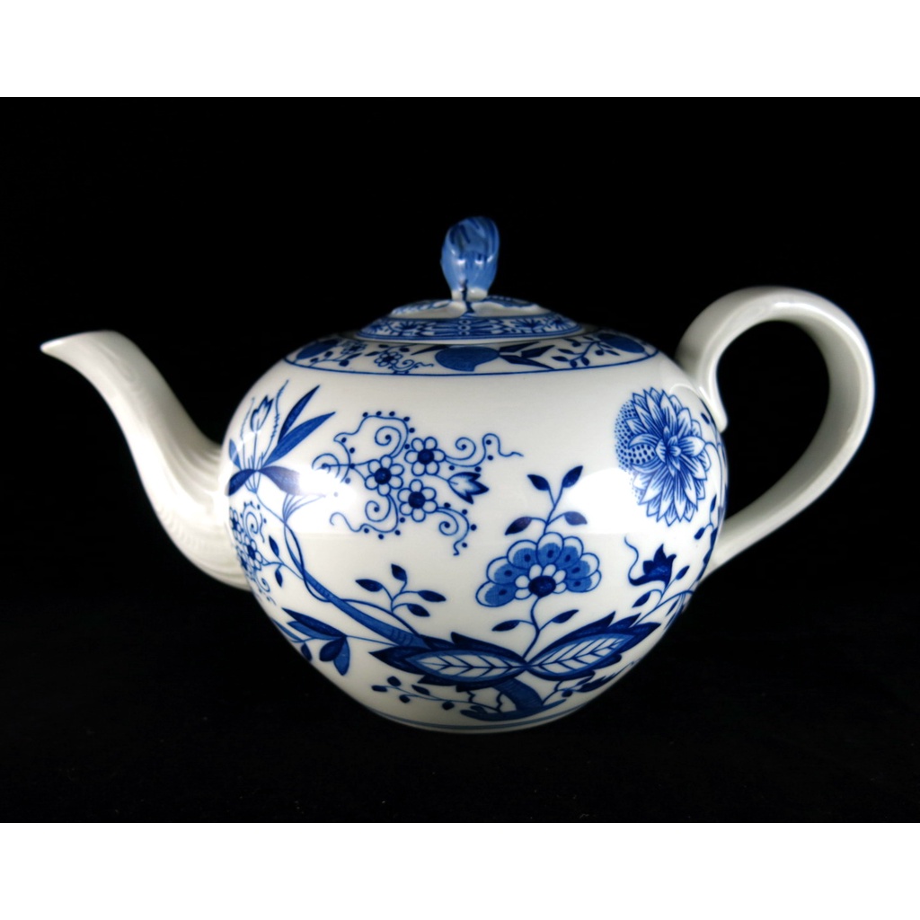 德國獅牌Hutschenreuther藍洋蔥咖啡/花茶壺