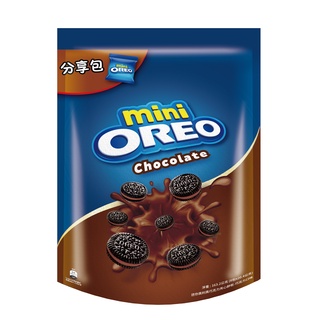OREO 迷你Oreo隨手包(巧克力) 163.2g(20.4x8)【家樂福】