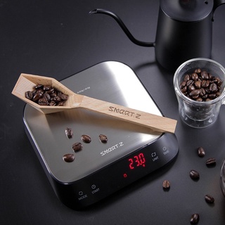SMART Z Digital Coffee Scale智能電子秤 手沖咖啡秤 公司貨保固一年 (霧面銀)