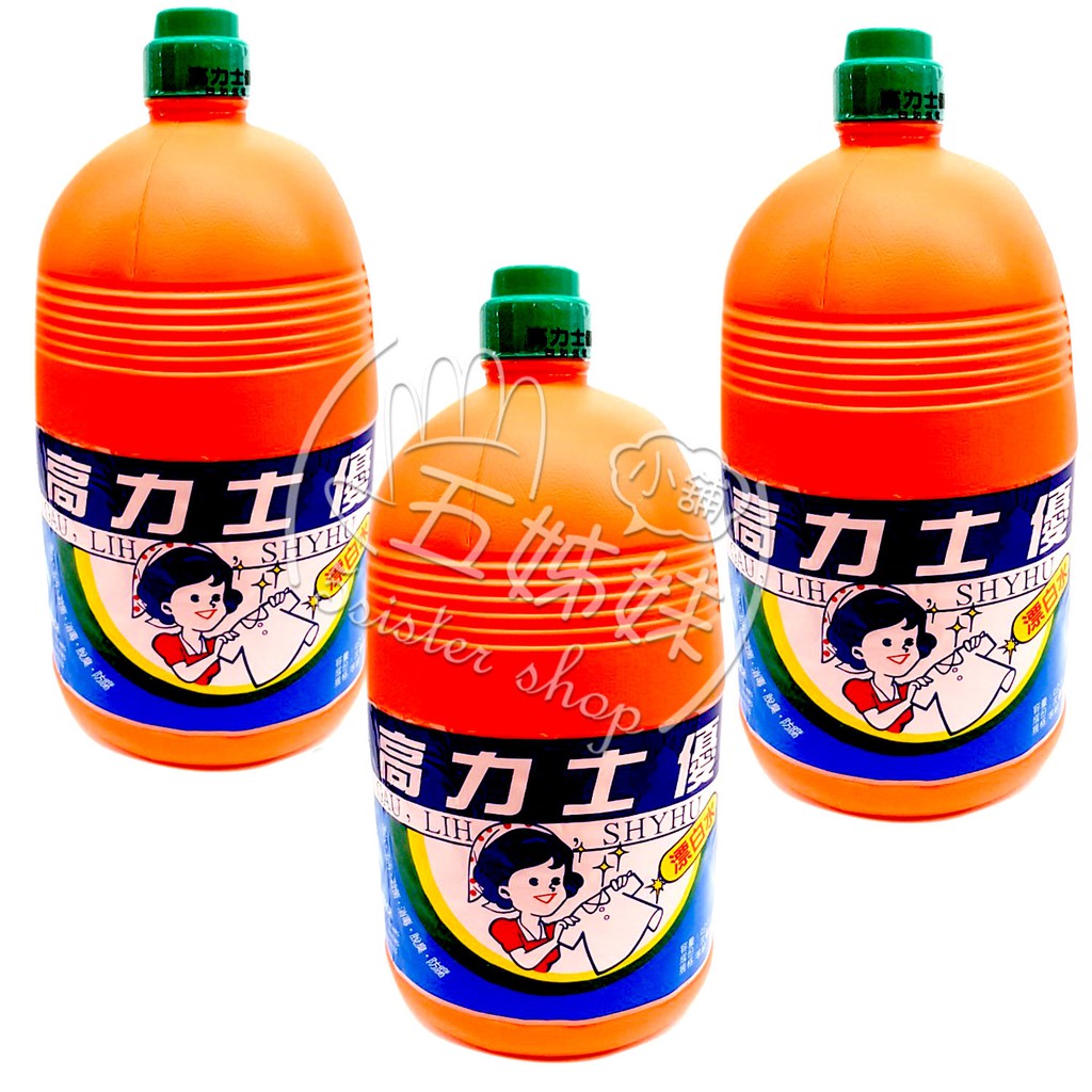 全館發票由蝦皮代開 高力士優漂白水4kg 6桶入 特價720元 蝦皮購物