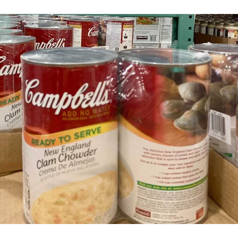 Costco 好市多代購 Campbell's 金寶 新英倫蛤蜊海鮮濃湯/奶油蘑菇濃湯/義式蔬菜湯