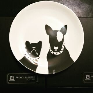 法國品牌狗狗陶瓷圓盤