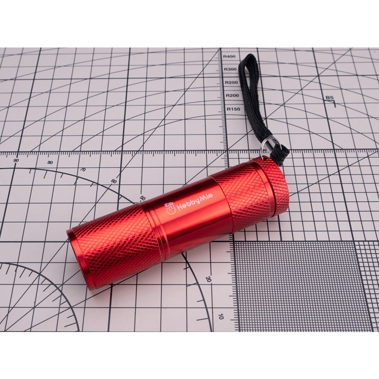 【爪哇魯多】模型工具 UV燈 紫外線手電筒 光固 螢光 需使用AAA四號電池*3