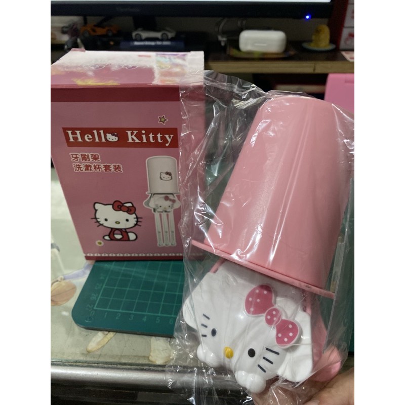 Hello Kitty牙刷架-洗漱杯套裝