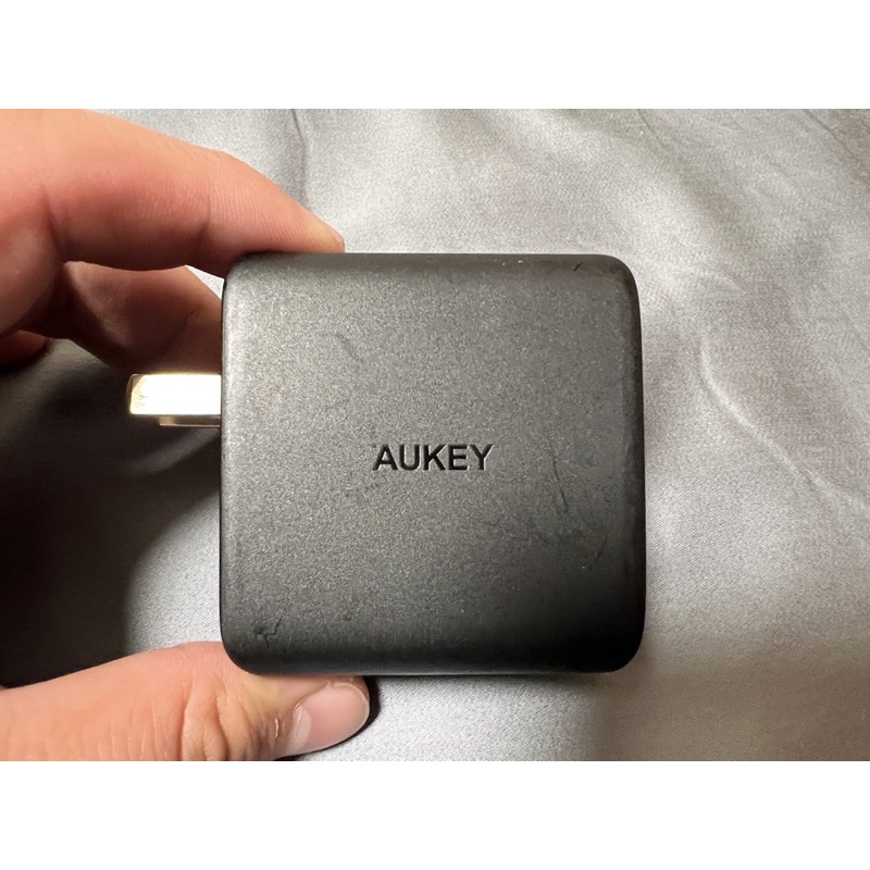 (二手)Aukey PA-B6S GaN氮化鎵90W MAX快充 PD充電器 充電頭 三孔