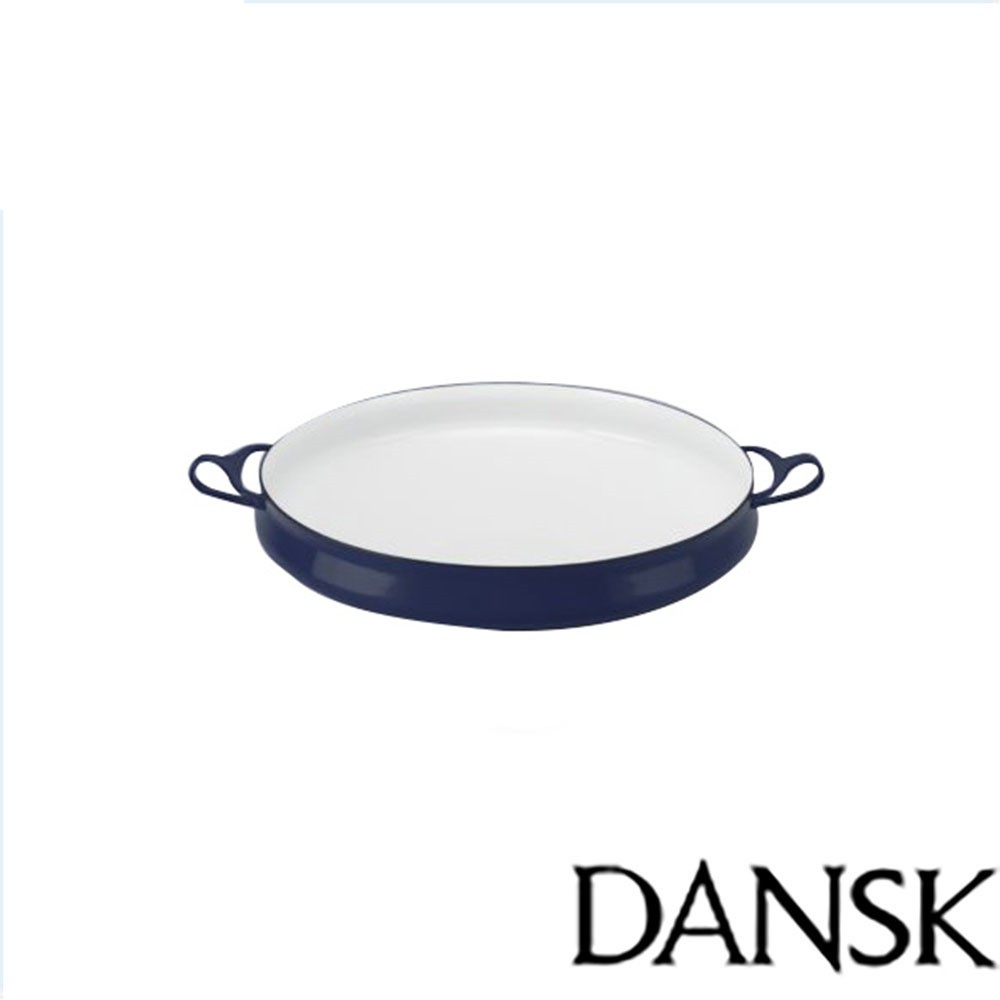 【DANSK】珂本琺瑯橢圓焗烤盤