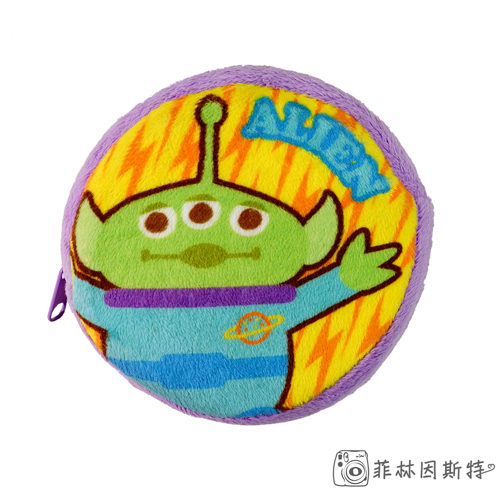 Disney 迪士尼【 三眼怪 圓形零錢包 】日本進口 玩具總動員 三眼仔 零錢包 耳機收納 菲林因斯特