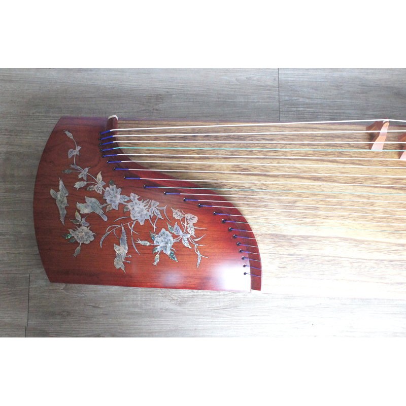 ＊雅典樂器世界＊極品 台灣製造 老紅木 21弦 頂級古箏 大頭箏