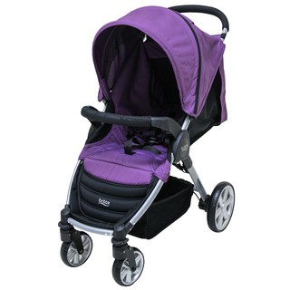 §☆雙子星☆§Britax☆B-Agile單手收豪華四輪手推車-紫☆☆☆