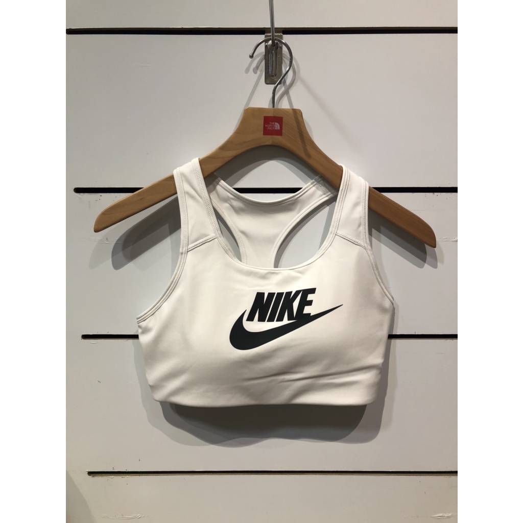 【清大億鴻】Nike Dri-FIT Swoosh 女款 運動內衣 訓練 中度支撐 可拆襯墊 白色 DM0580-100