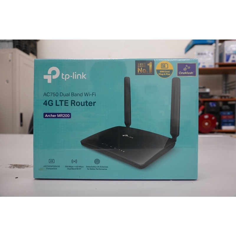 tp-link AC750 Dual Band Wi-Fi 4G LTE Router Archer MR200 路由器