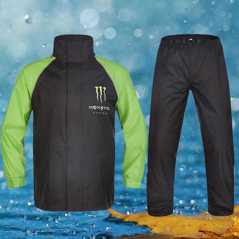 鬼爪monster兩件式雨衣/2XL/買來穿過一次因尺寸不符合便宜轉售