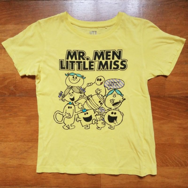 全新Uniqlo Mr. Men&amp; Little Miss女大童棉t-140cm
