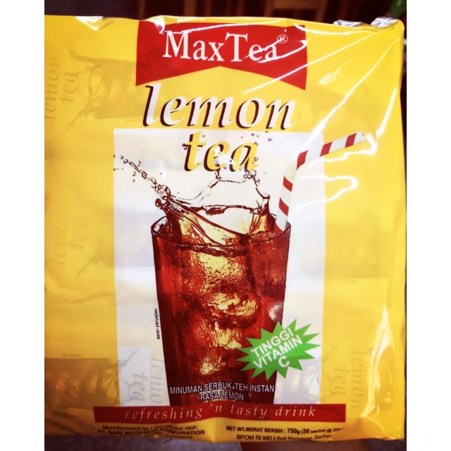 額滿免運附發票-熱銷熱賣 印尼 MaxTea Lemon Tea 檸檬紅茶 即期品