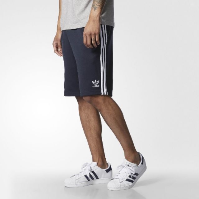 adidas Originals Superstar Shorts /藍 三線褲 出清