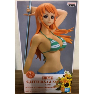 FGS> 正版 金證 航海王 海賊王 One piece G&G 娜美 NAMI 天候棒 原創 B版 白盒 美女公仔