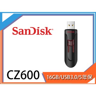 Sandisk 新帝 Curzer Glide CZ600 伸縮式 USB3.0 隨身碟 16G 16GB