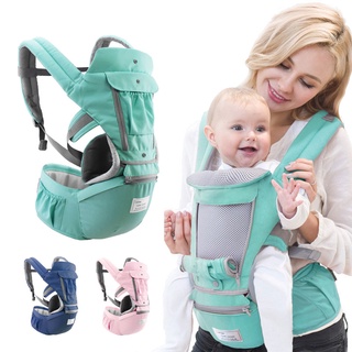 符合人體工程學的嬰兒背帶嬰兒嬰兒吊帶前面袋鼠嬰兒包裹式嬰兒旅行 0-36 個月