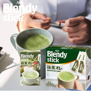 『宅配免運費』宇治抹茶使用 日本 AGF Blendy stick 抹茶歐蕾 咖啡歐蕾 紅茶歐蕾 抹茶歐蕾 低咖啡因