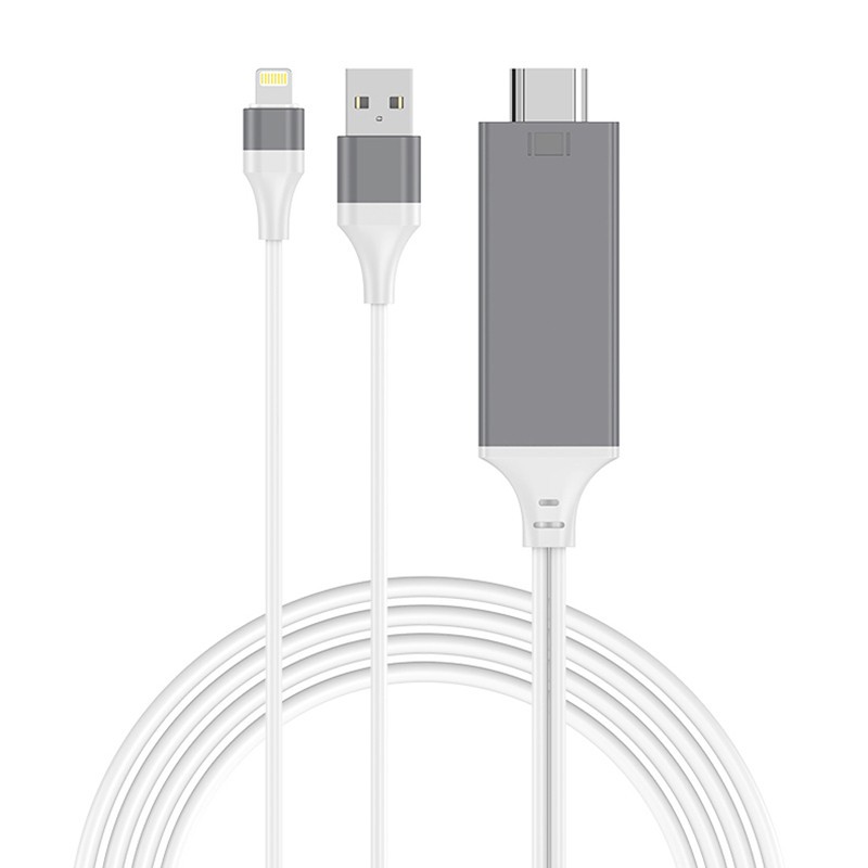 蘋果手機平板Apple iPhone iPad Lightning 8pin 轉HDMI數位影音轉接線 現貨 廠商直送