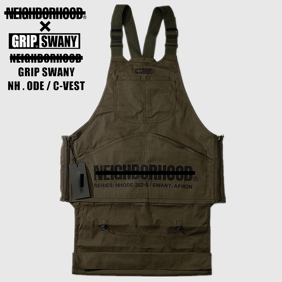 NEIGHBORHOOD GRIP SWANYコラボ　エプロンベスト nbhd ファッション NEIGHBORHOOD GRIP SWANYコラボ エプロンベスト