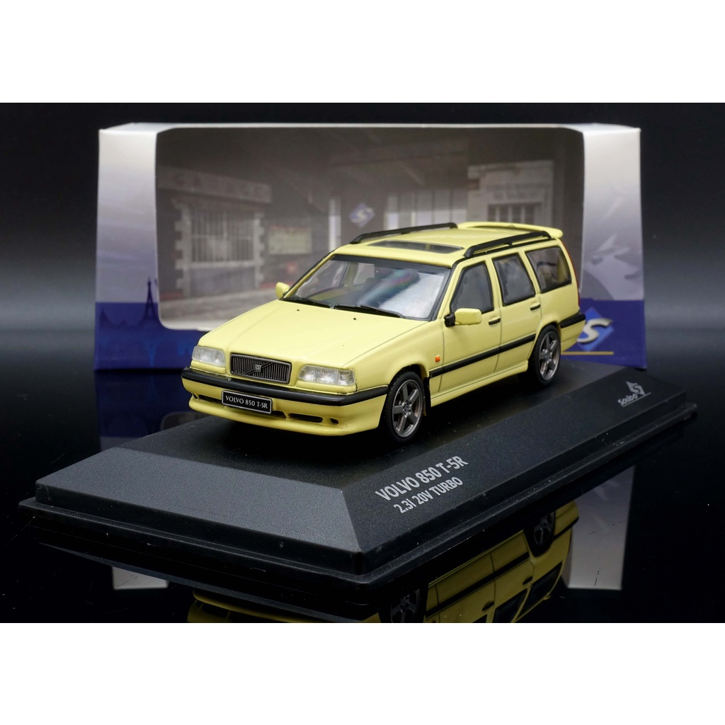 Solido 1/43 Volvo 850 T5-R Turbo 鵝黃 1995 MASH