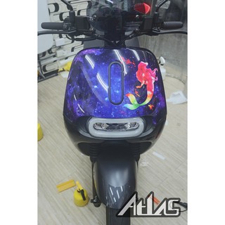 【擎天國際】GOGORO 小美人魚彩貼&全車犀牛皮 消光 犀牛皮 貼膜 保護貼 改色 卡夢 3M 痛車 展示