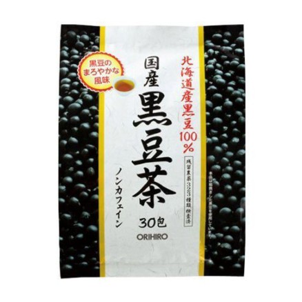 ORIHIRO 日本國產 黑豆茶 100%北海道產黑豆 無咖啡因 30包入