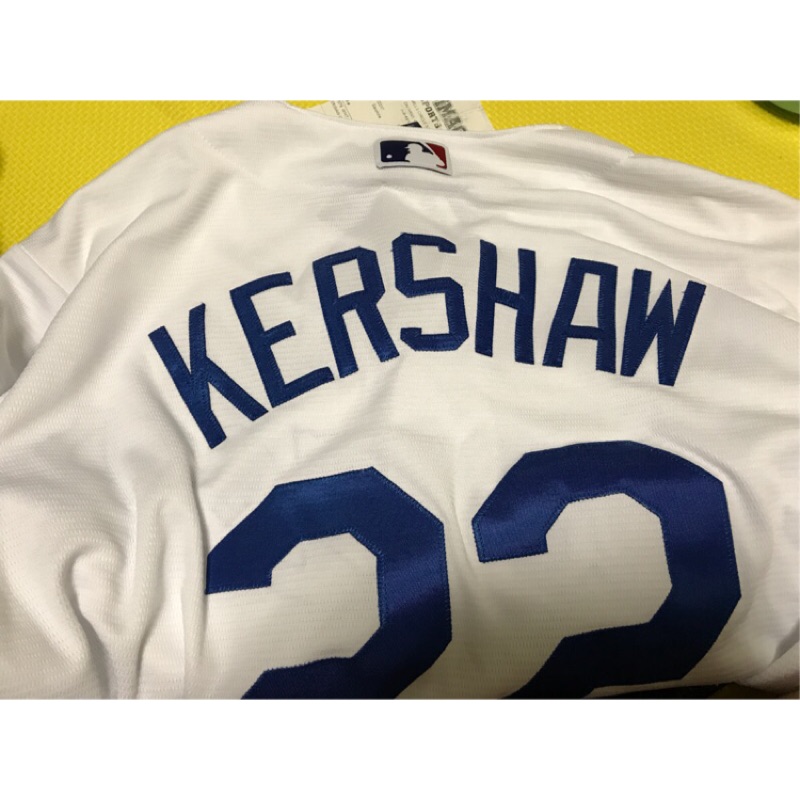 Majestic MLB 美國職棒 道奇隊 Clayton Kershaw 球迷版主場球衣