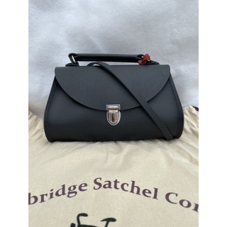 The Cambridge Satchel Company 英國手工劍橋包/手提斜背兩用包-海軍藍色