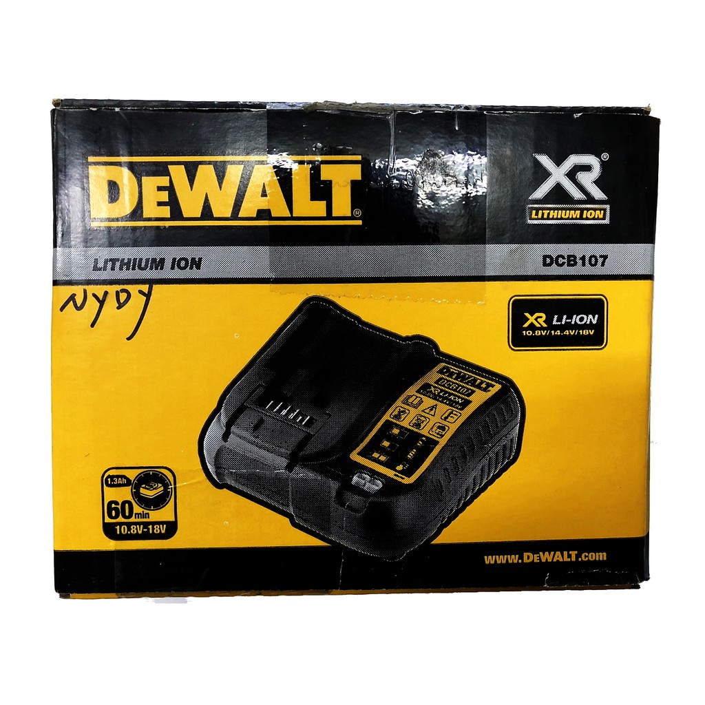 《魯夫五金》美國 得偉 DeWALT DCB107 10.8V-18V 原廠鋰電池充電器 公司貨