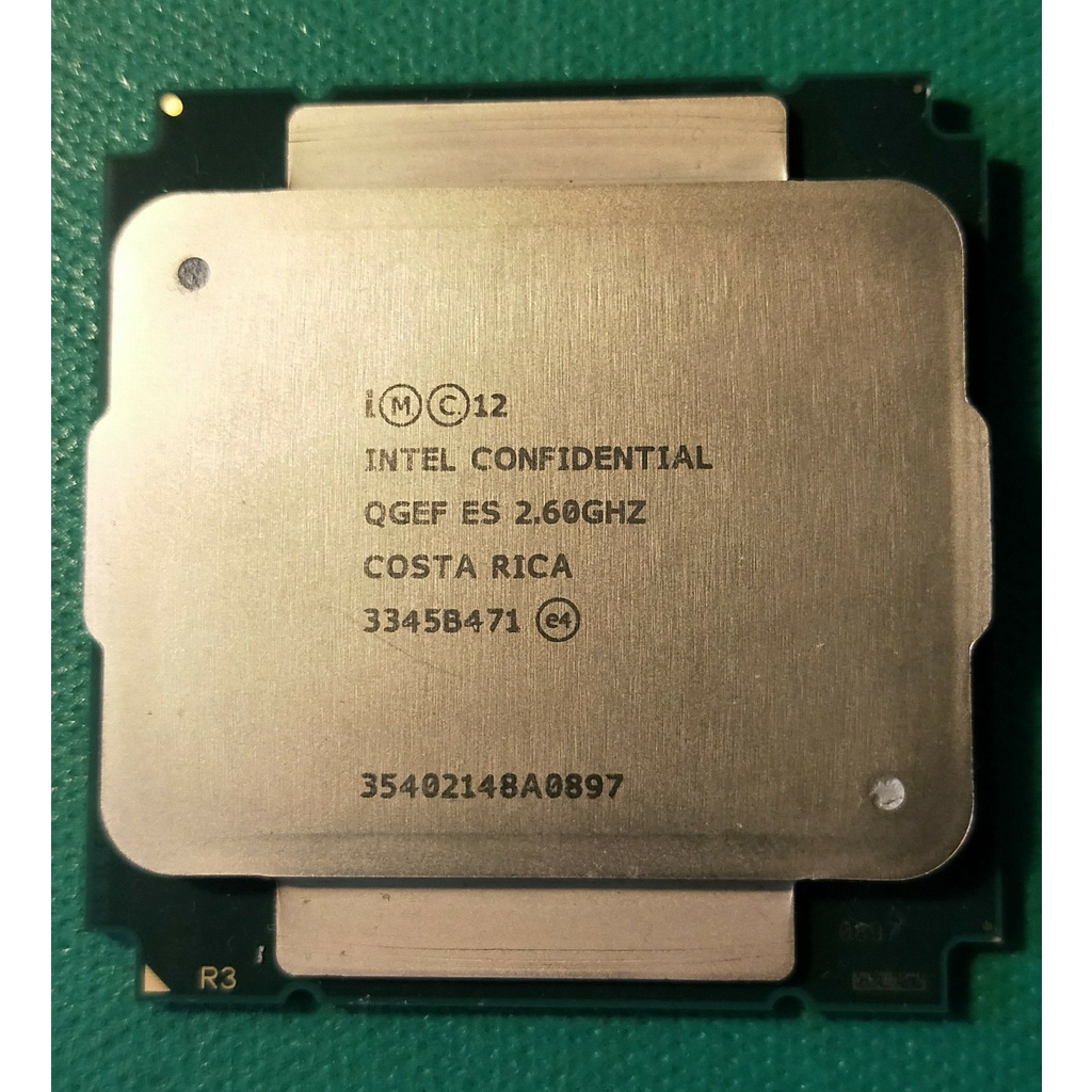 現貨台灣 拆機品 工程版 QGEF Xeon E5-2697 v3 LGA2011腳位 14核28線