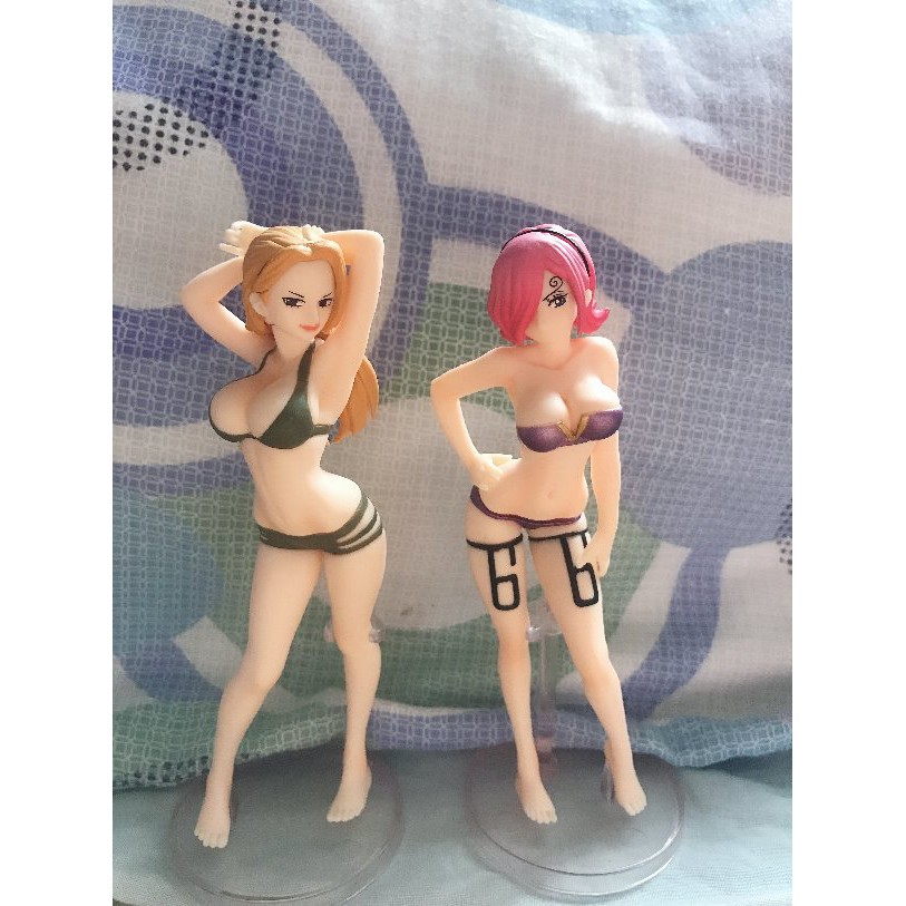 【二手】BANDAI 扭蛋 轉蛋 海賊王 航海王 女角 泳裝 卡莉法  蕾玖 `•.,,.•´☆