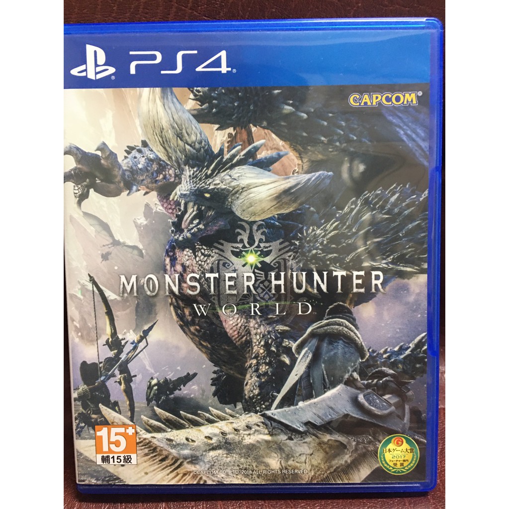 MONSTER HUNTER WORLD ENGLISH 魔物獵人 世界 中英文版 PS4 遊戲 二手